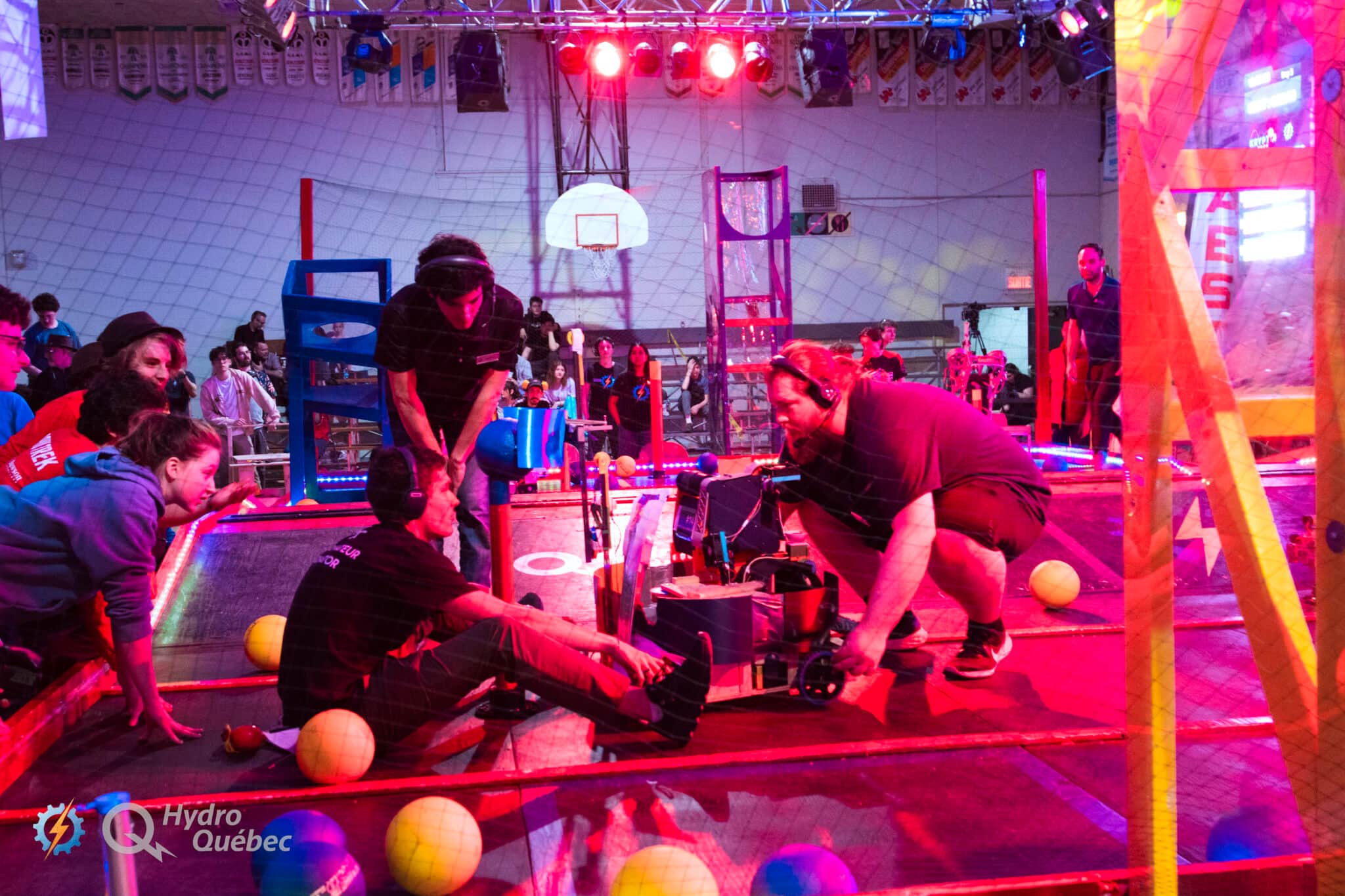 CRC competition floor in action